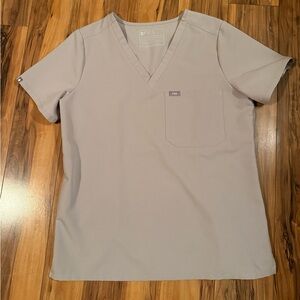 🏥🩺🪻 FIGS Casma Scrub Top – M (Mauve Taupe)
